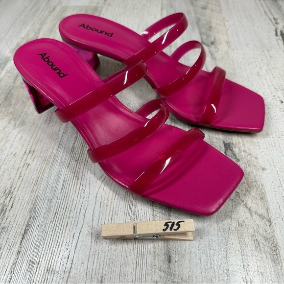 New ABOUND Nordstrom Ethan Strappy Slide Sandal In Pink Yarrow #515 - Picture 9 of 9